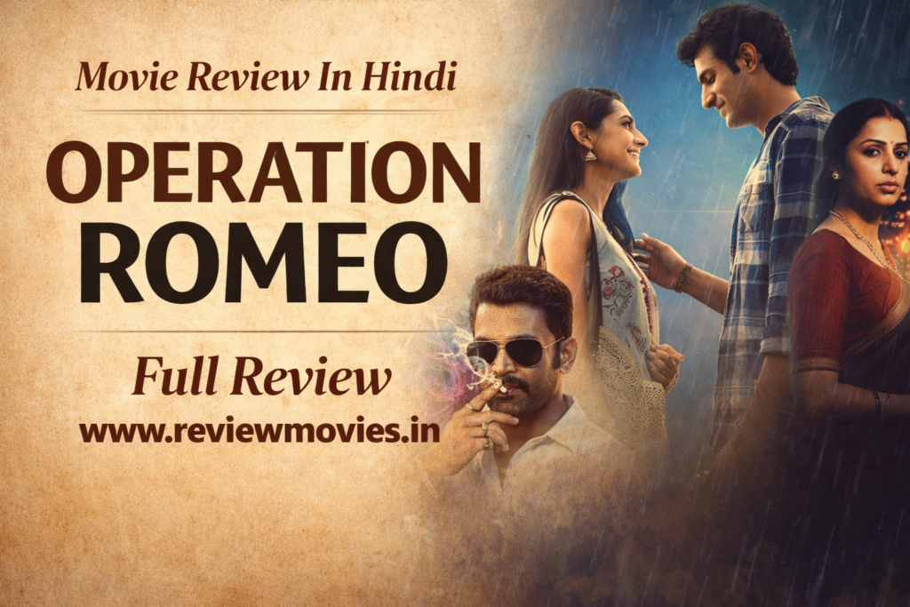 Operation Romeo movie review hindi